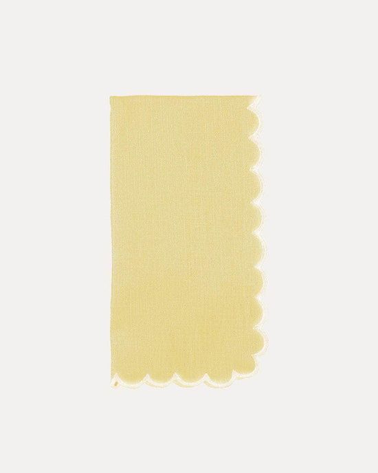 Filipa Napkin, Yellow with White
