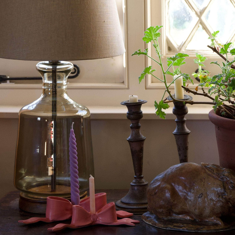 Pink Mini Bow Candlestick